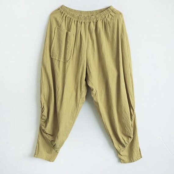 Simplicity Cotton & Linen Harem Pants | Lotus - Image 10