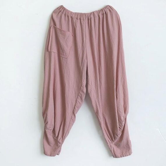 Simplicity Cotton & Linen Harem Pants | Lotus - Image 12