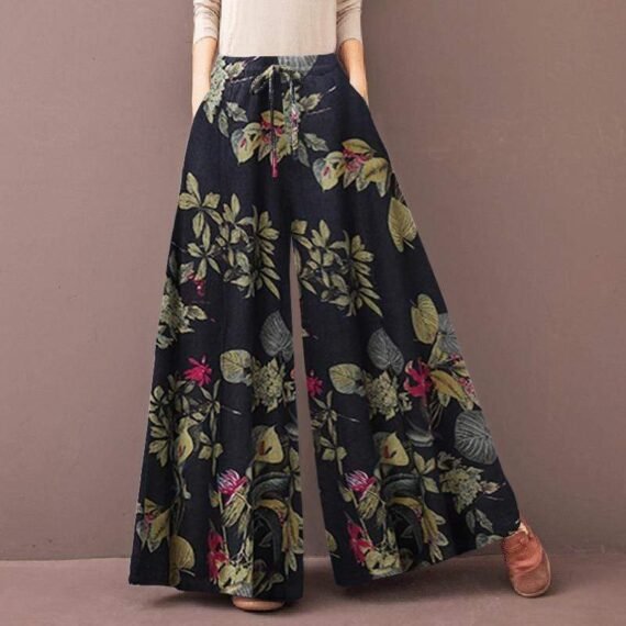 Talia Floral Palazzo Pants - Image 6