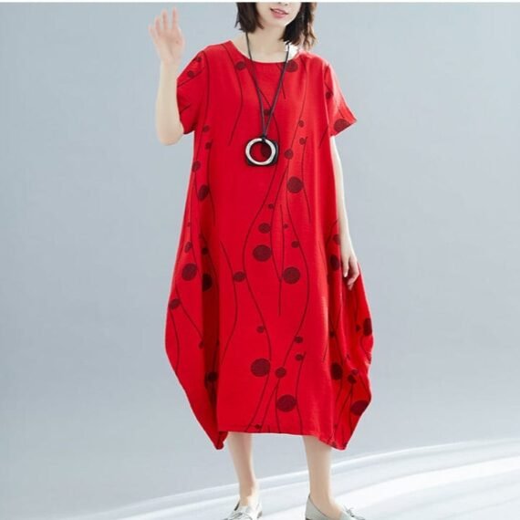 Nina Cotton Linen Dress