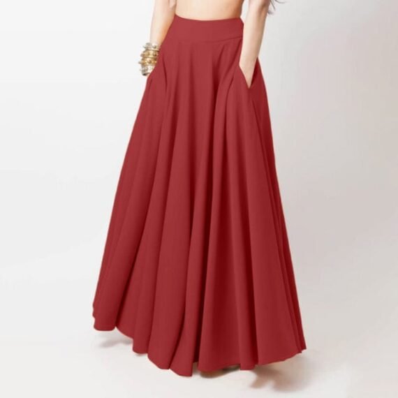 Gypsy Soul Pleated Maxi Skirt - Image 3