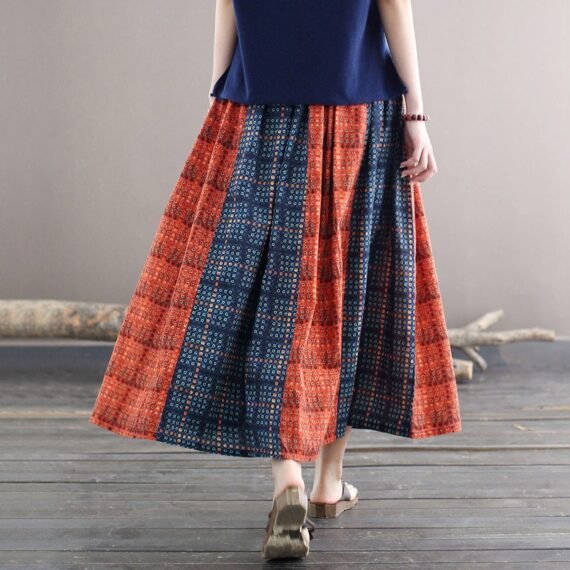 Tribal Plaid Skirt - Image 18