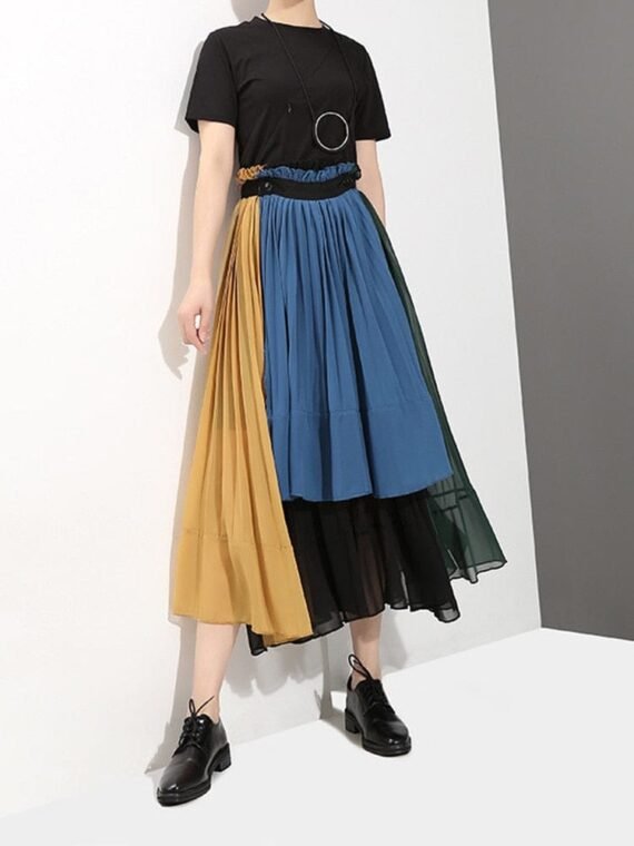 Tricolor Layered Skirt | Millennials - Image 3