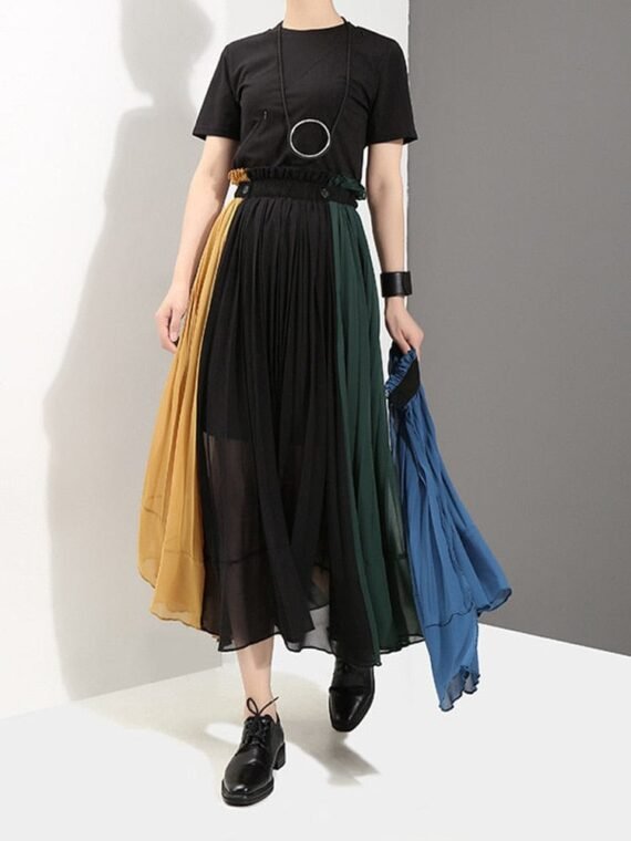 Tricolor Layered Skirt | Millennials - Image 2