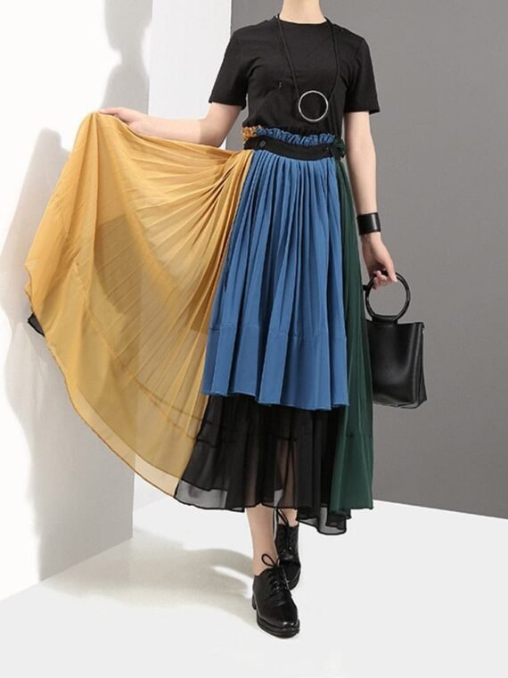 Tricolor Layered Skirt | Millennials - Image 4