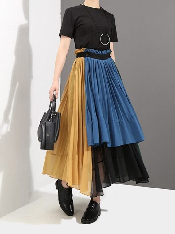 Tricolor Layered Skirt | Millennials - Image 14