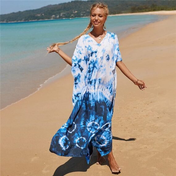 Seaside Tie Dye Beach Dress - Image 5