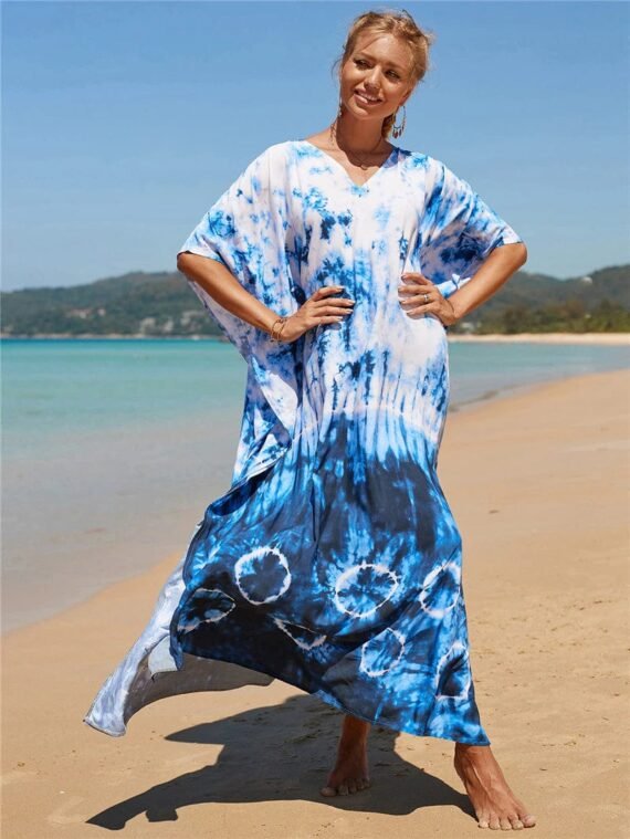 Seaside Tie Dye Beach Dress - Image 2