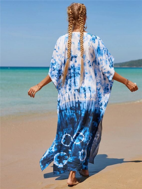 Seaside Tie Dye Beach Dress - Image 3