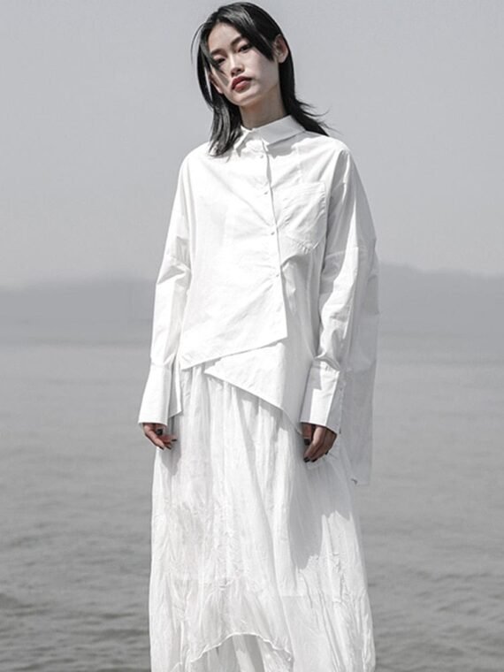 Oversized Irregular Loose Shirt - Image 2